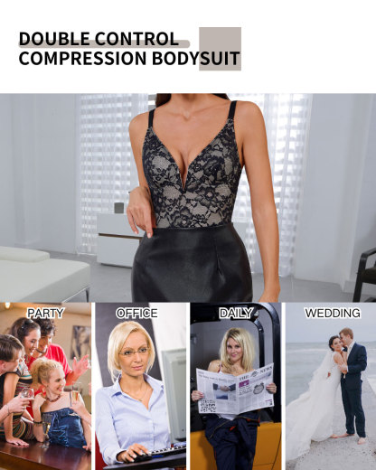Large Size Belly Lace Sling Tight Body Shaping Breathable Buttocks Girdle Crotch Shapewear