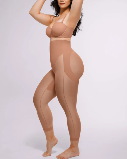 Plus-Size High-Waisted Shaping And Hip-Lifting Capri Pants (Pre-Sale)