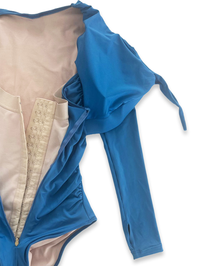 Blue Swim Girdle • Long sleeve • Pre-Sale