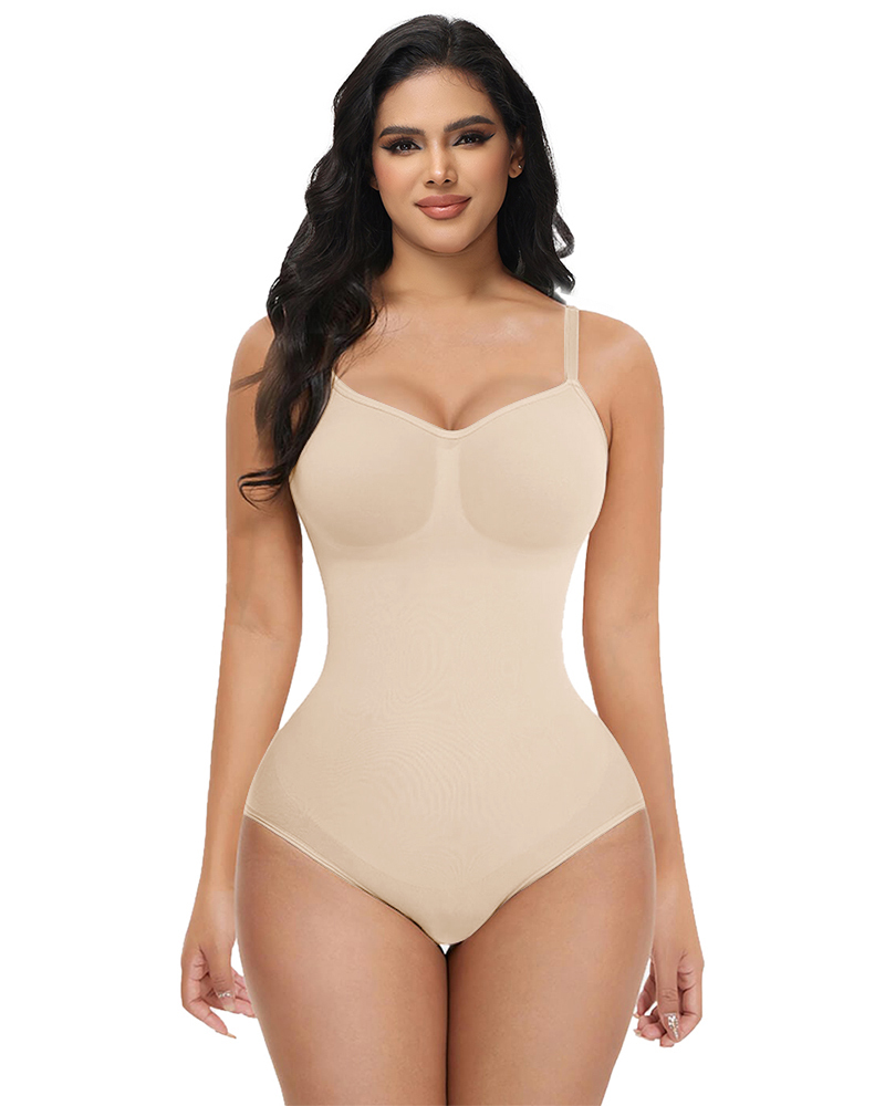 Bodysuit for Women Tummy Control Shapewear Seamless Sculpting Thong Body Shaper Tank Top