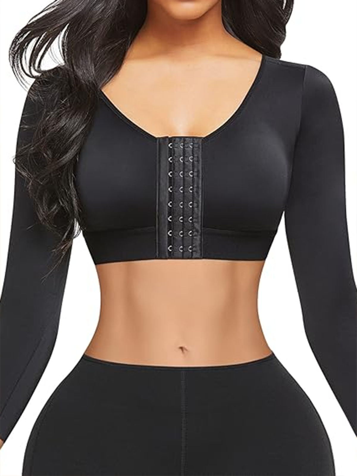 Post Operative Arm Compression Shaping Sleeve Front Buckle Shaping Bra