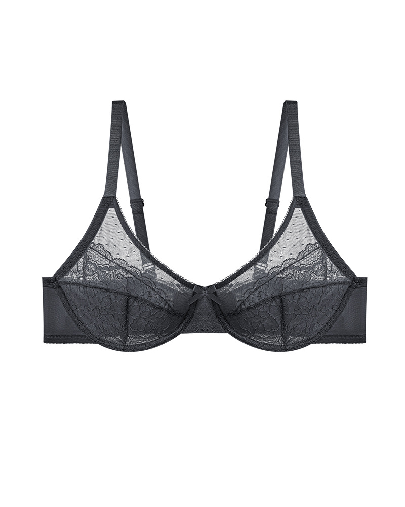 Women Full Coverage Underwire Bras Plus Size Lifting Lace Bra for Heavy Breast