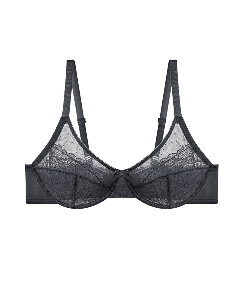 Women Full Coverage Underwire Bras Plus Size Lifting Lace Bra for Heavy Breast