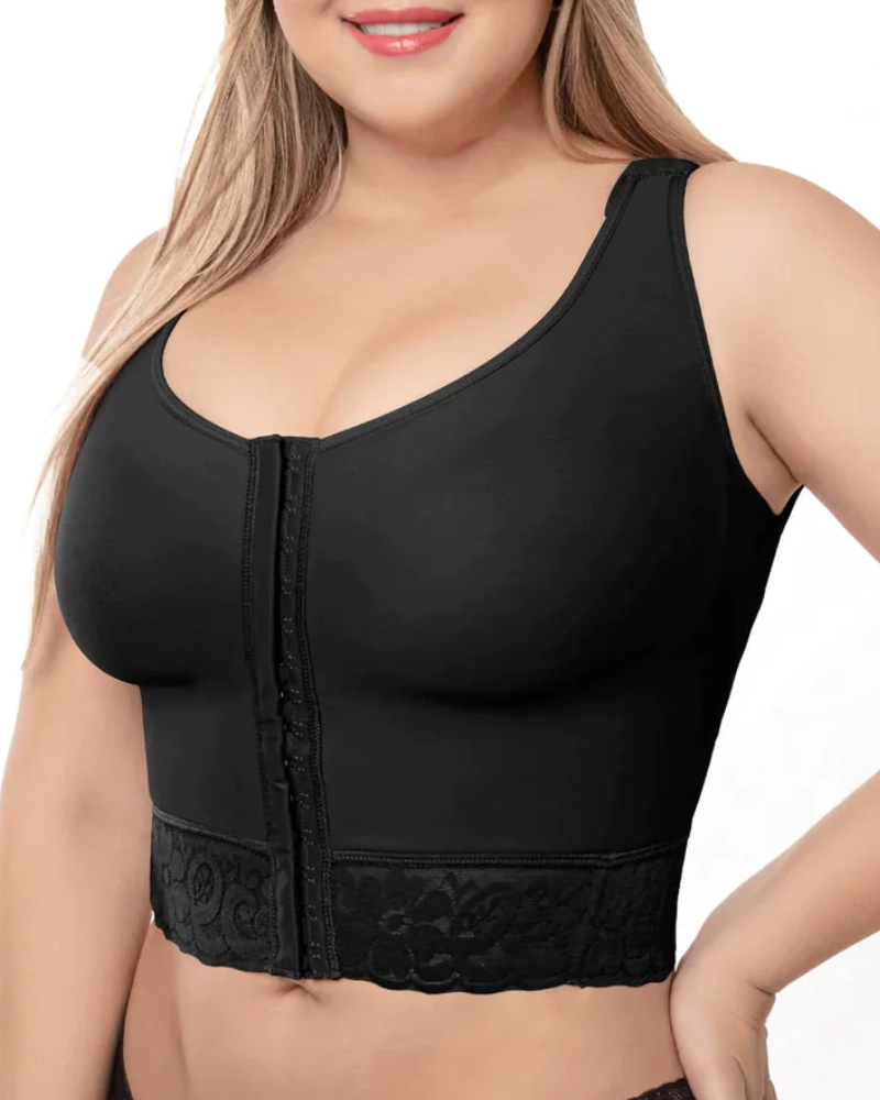 Hook & Eye Front Push Up Faja Bra