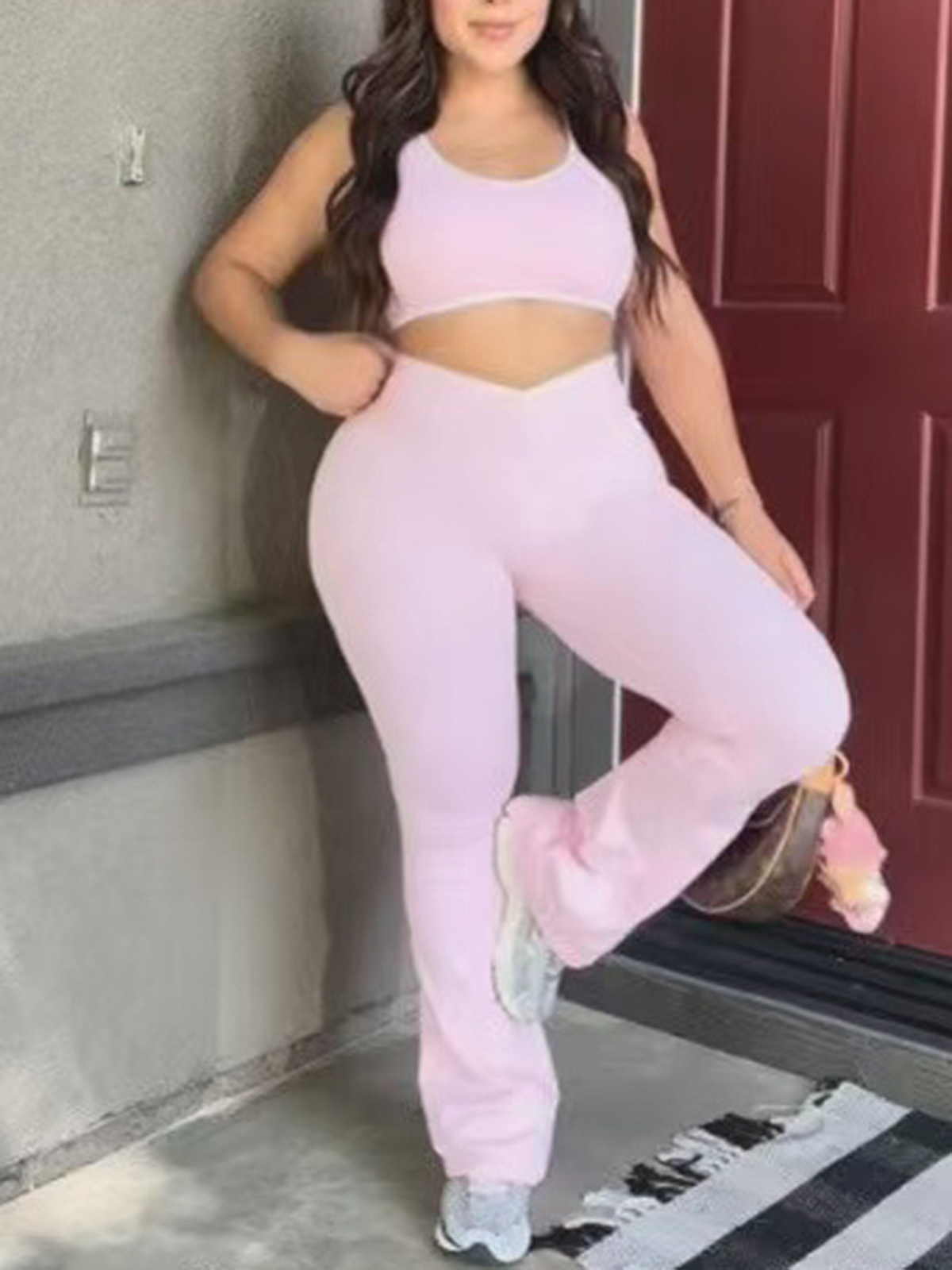 Pink Princess Sweetheart Comfortable Leisure Suit