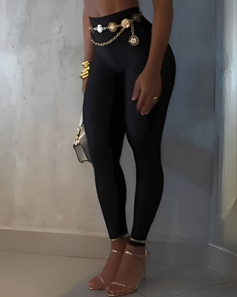 High-Elastic Hip-Lifting Slim Fit Skinny Leggings