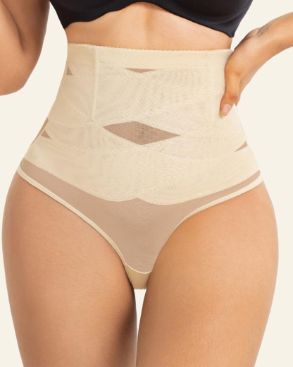 Cross High Waist Shaping Briefs