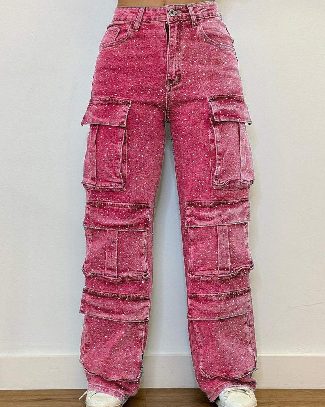 Pocket Diamond Casual Jeans