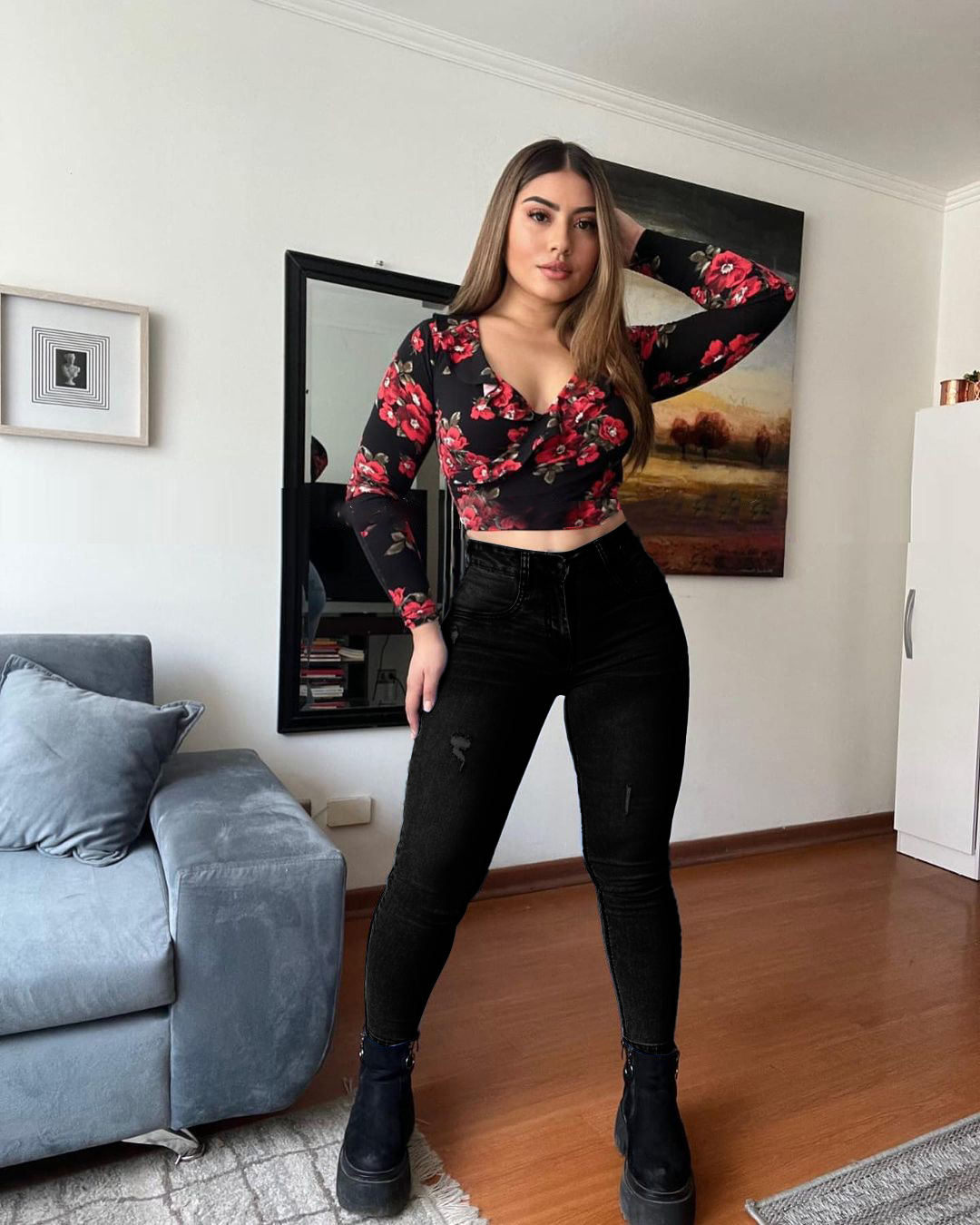Demin Skinny Pants
