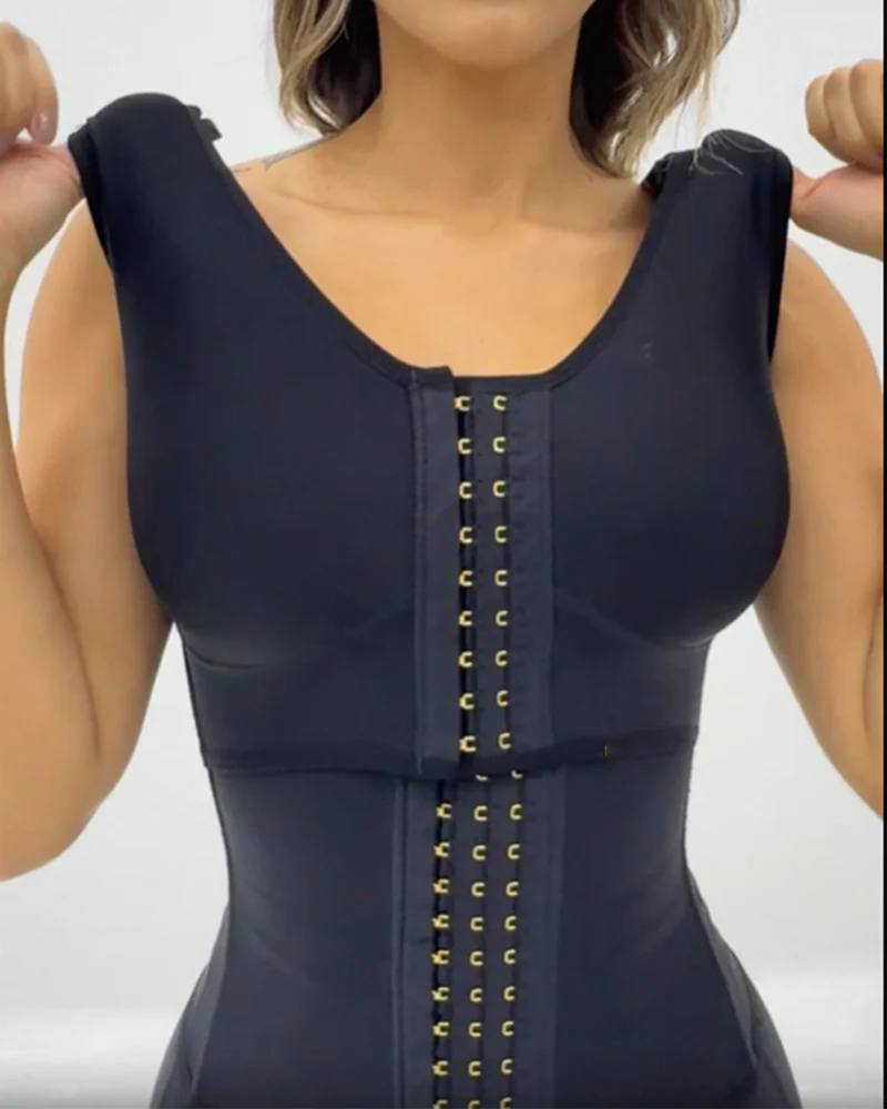 High Compression Corset Tank Top Built-in Bra Waist Trainer