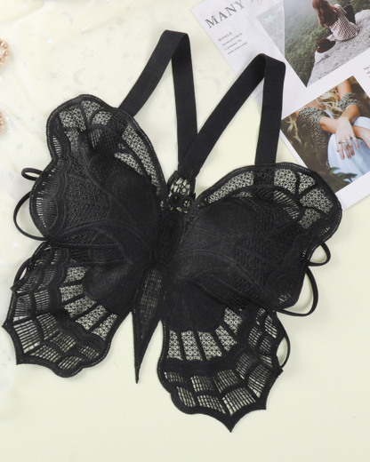 Lace Butterfly Back Can Be Worn Bra