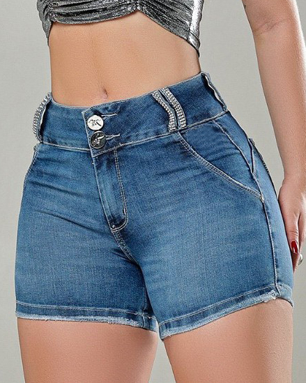 Women's Fashion Skinny Denim Shorts