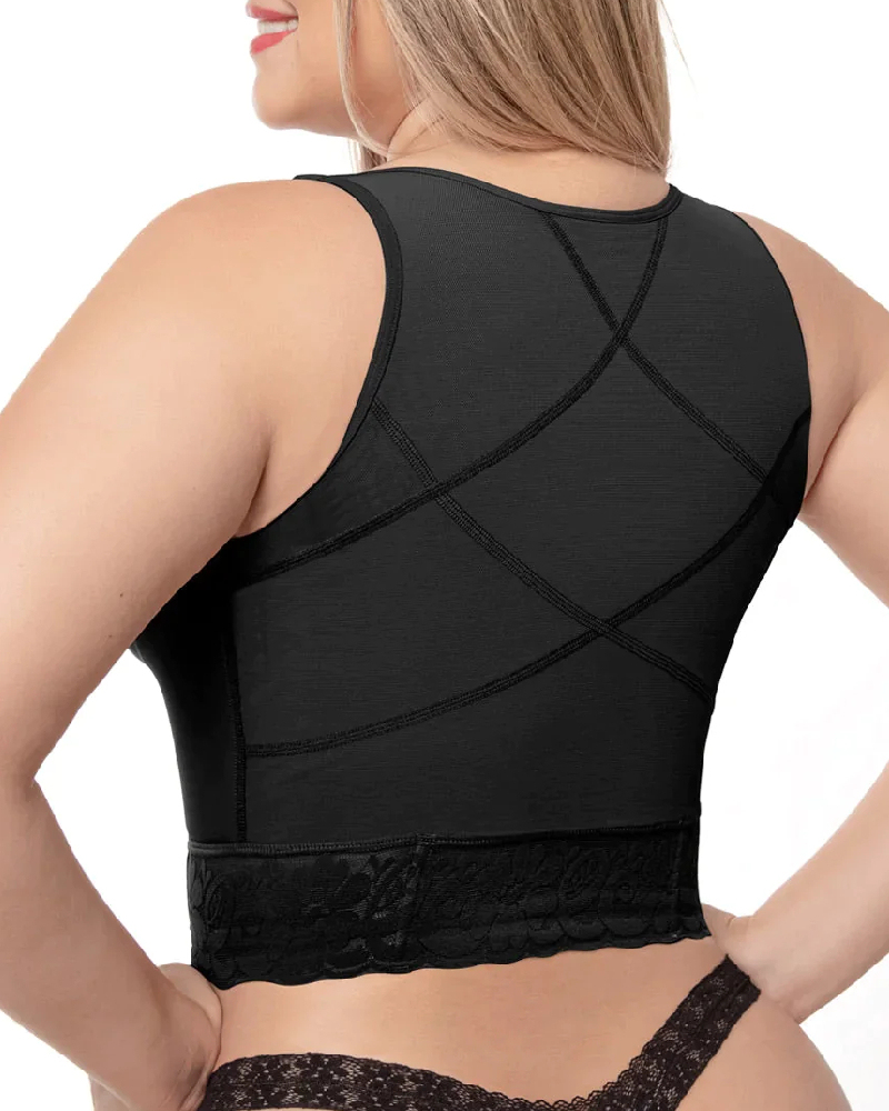 Hook & Eye Front Push Up Faja Bra