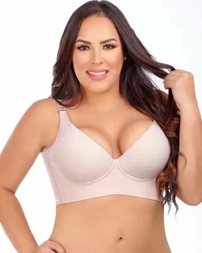 Women Full-Back Coverage Hide Back Fat Push-up Bras