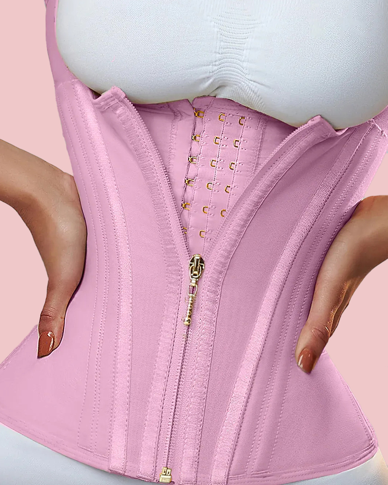 Waist Trainer for Women Vest Body Shaper Cincher Trimmer Tank Top Sport Girdle with Steel Bones