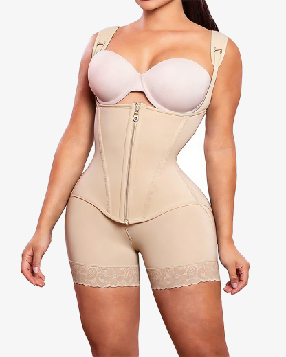 Premium Colombian Faja With Dual Closure For Tummy Control