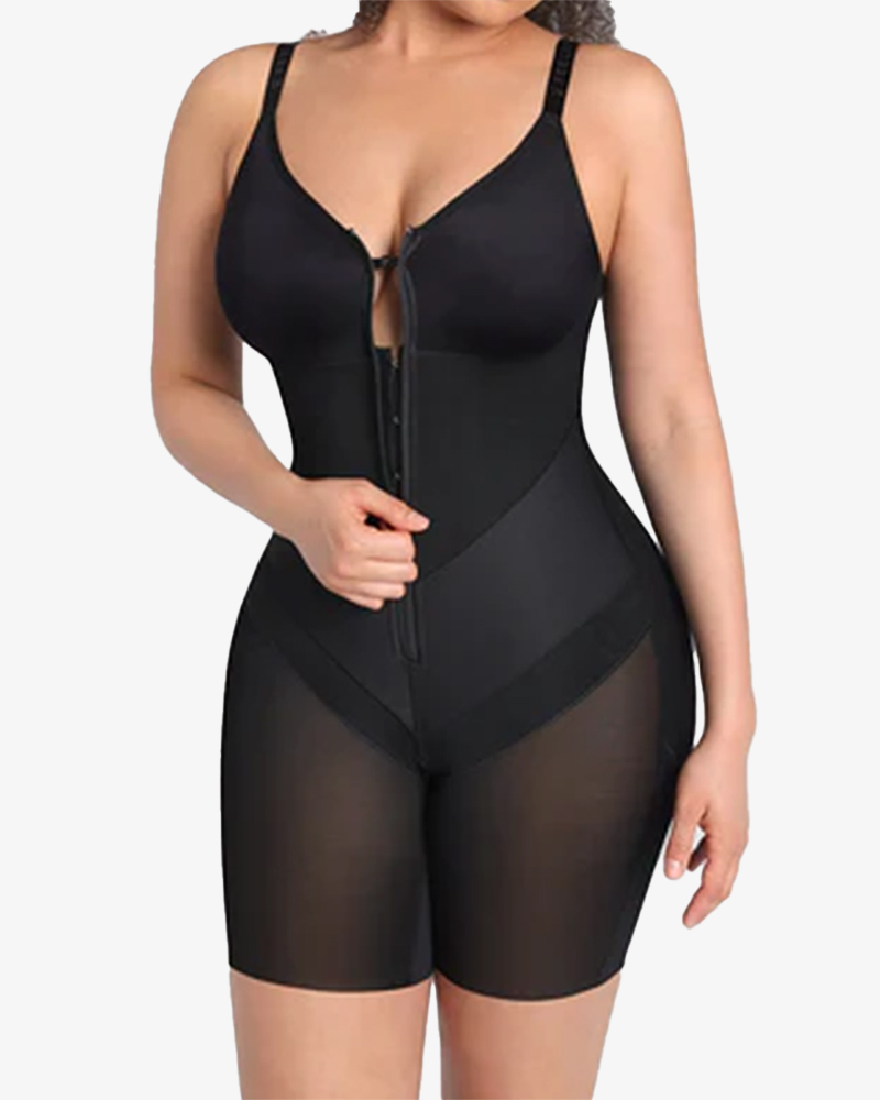 Full Coverage Chest Faja Tummy Control Butt Lift Bodysuit