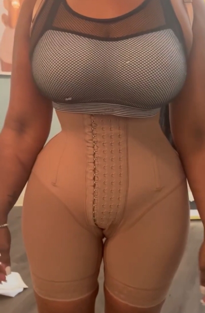High Compression Tummy Control Adjustable Strap Shapewear | Stage 3 Faja