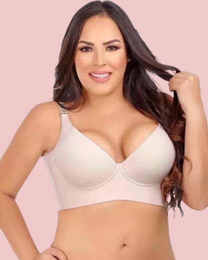 Women Full-Back Coverage Hide Back Fat Push-up Bras