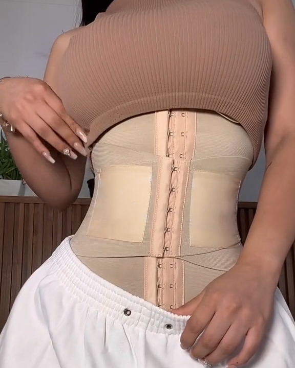 Underbust Waist Corsets Breathable Girdle Tummy Control Hourglass Postpartum Body Shaper