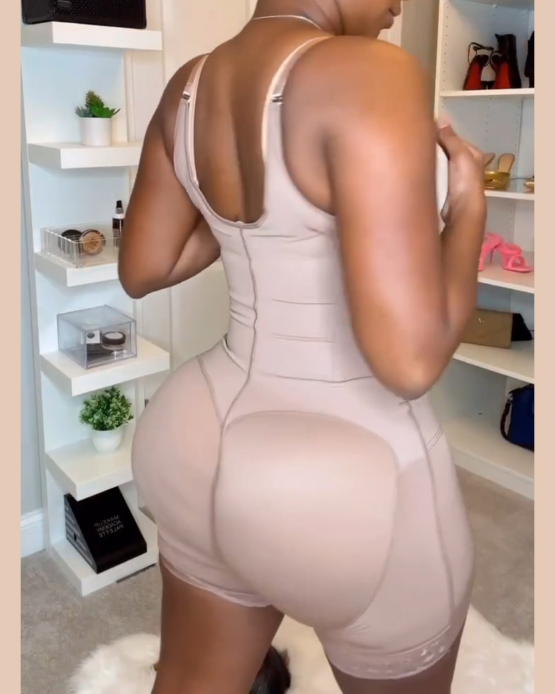 High Compression Tummy Control Adjustable Strap Shapewear | Stage 3 Faja
