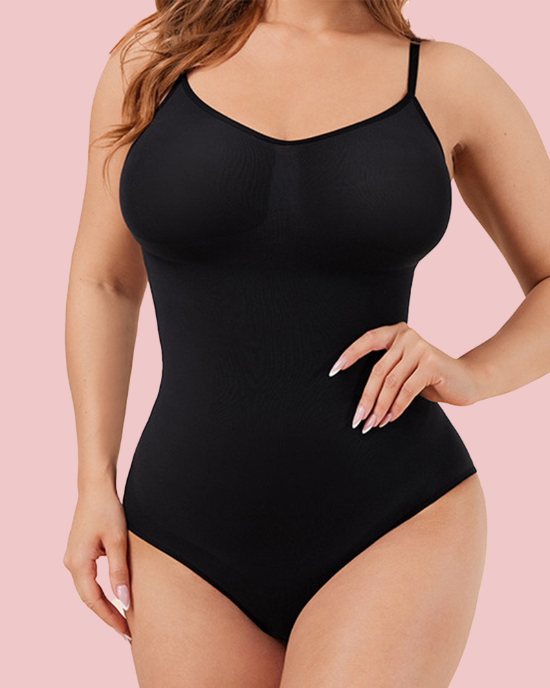 Lightweight women's one-piece body shaper
