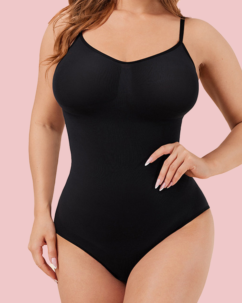 Lightweight women's one-piece body shaper
