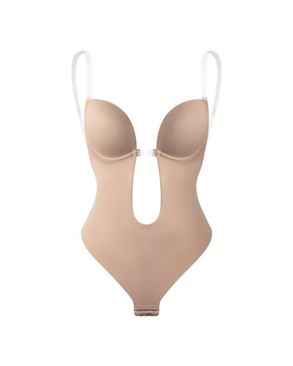 Plunge Bra Thong Body Suit