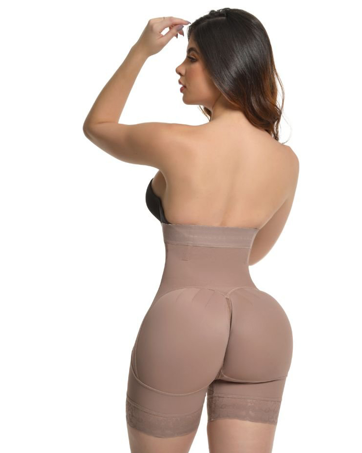 Super High Waisted Push Up Short with 3 Rows of Snaps and Enhancement Bootylicious