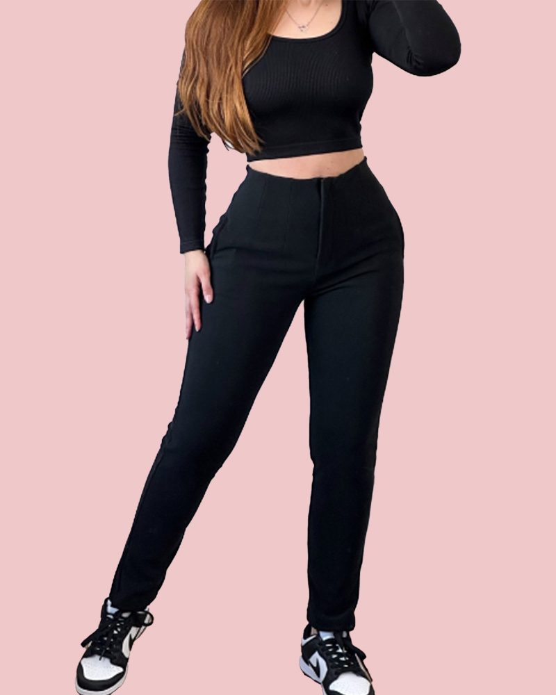 Waist-Less Headside Pocket Pants