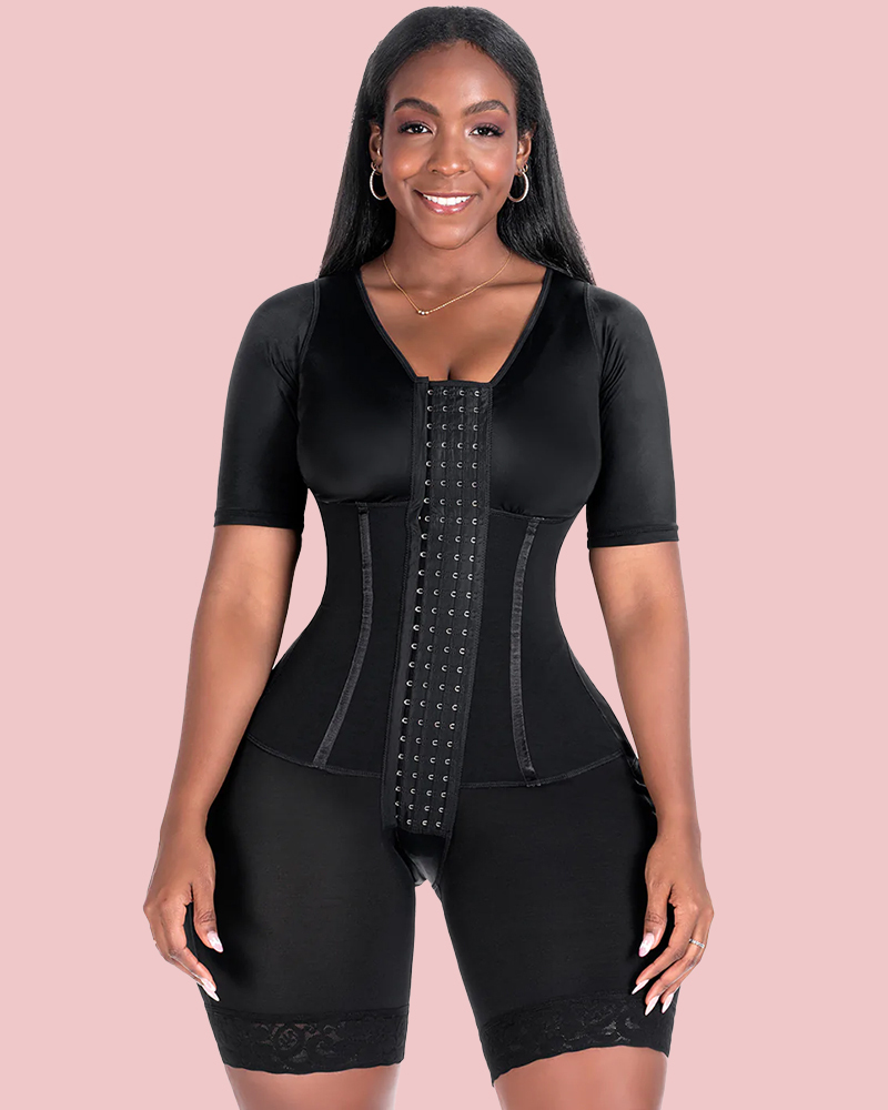 Women's High Compression Garment Abdomen Control Double Shapewear