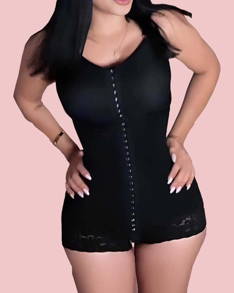 Simple & Soft Tummy Control Hook & Eye Slimmer Body Shaper