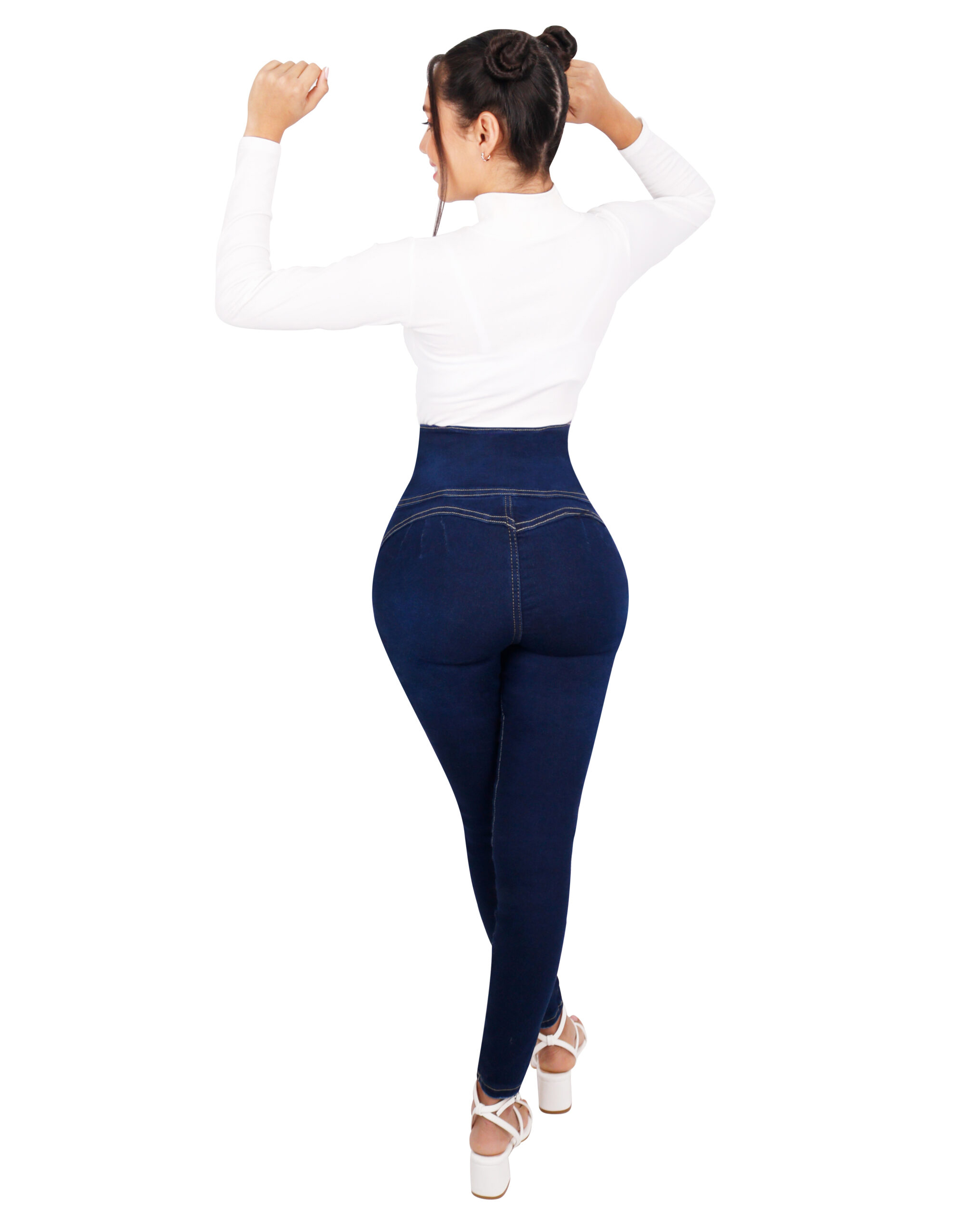 Slimming Jeans With Buttocks, Tummy And Skinny Legs