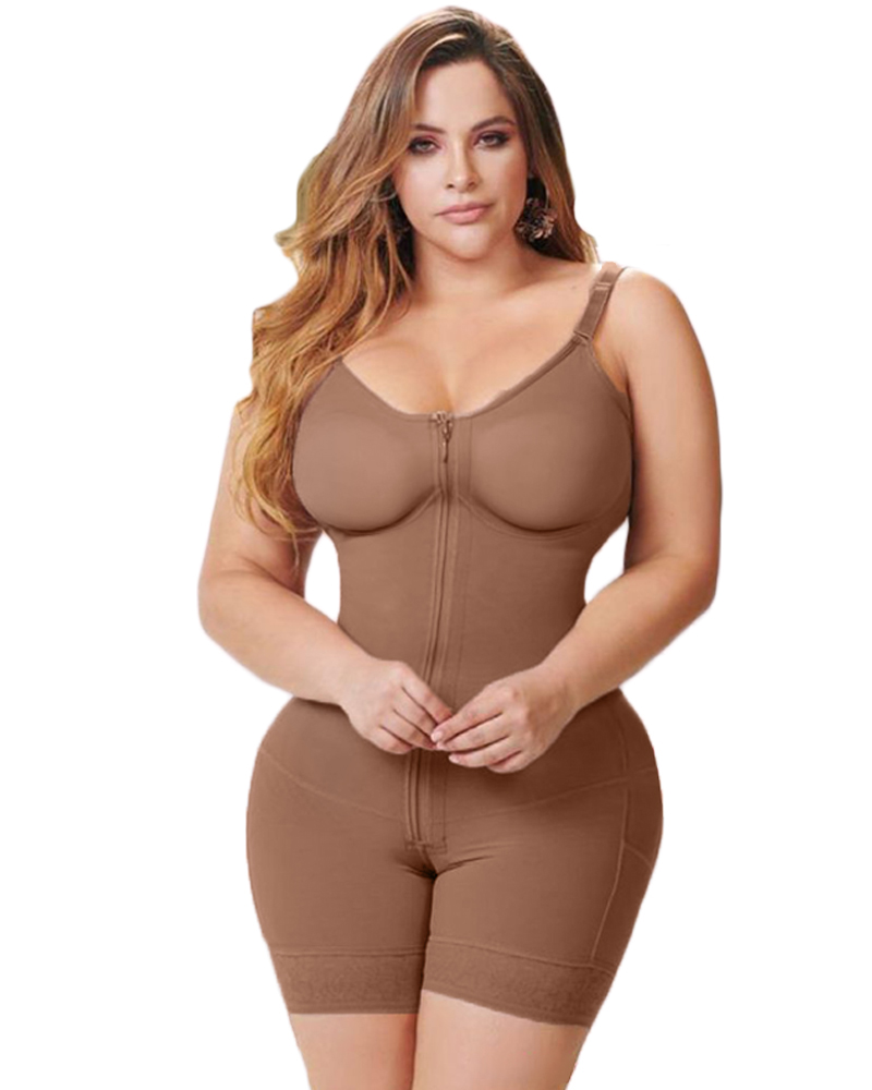 Faja High Compression Shapewear With Bra And Invisible Closure