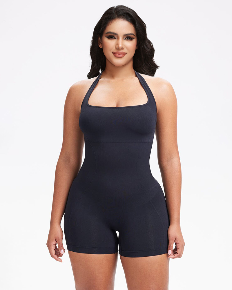 High Elastic Seamless Butt Lifter Tummy Control Thigh Slimmer Active Jumpsuits Shapewear