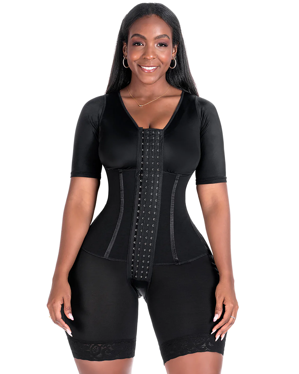 Women's High Compression Garment Abdomen Control Double Shapewear