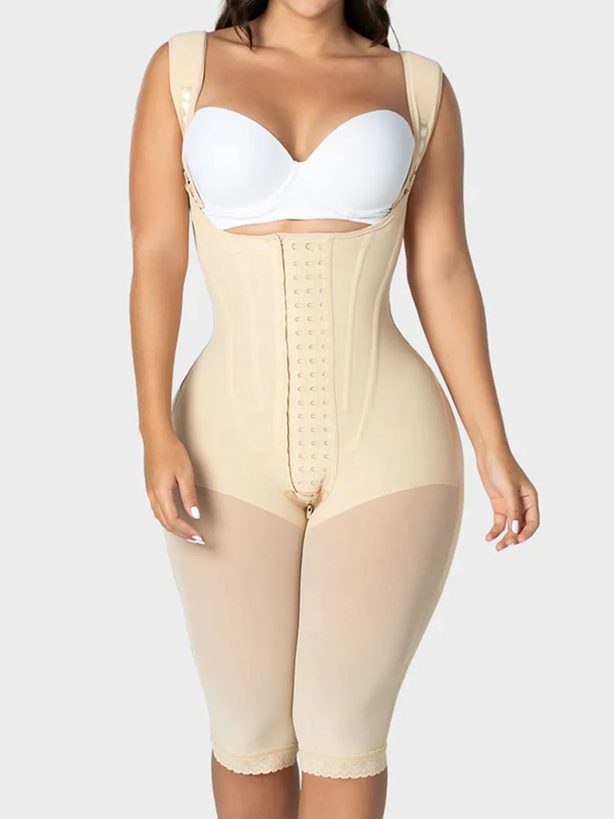 Summer Light Breathable Open Chest Sleeveless Body Shaper