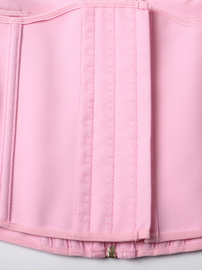 Extreme Latex Corset Waist Vest With Bra