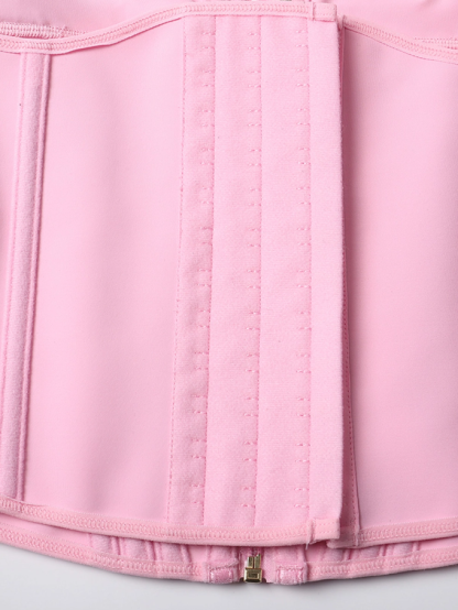 Extreme Latex Corset Waist Vest With Bra