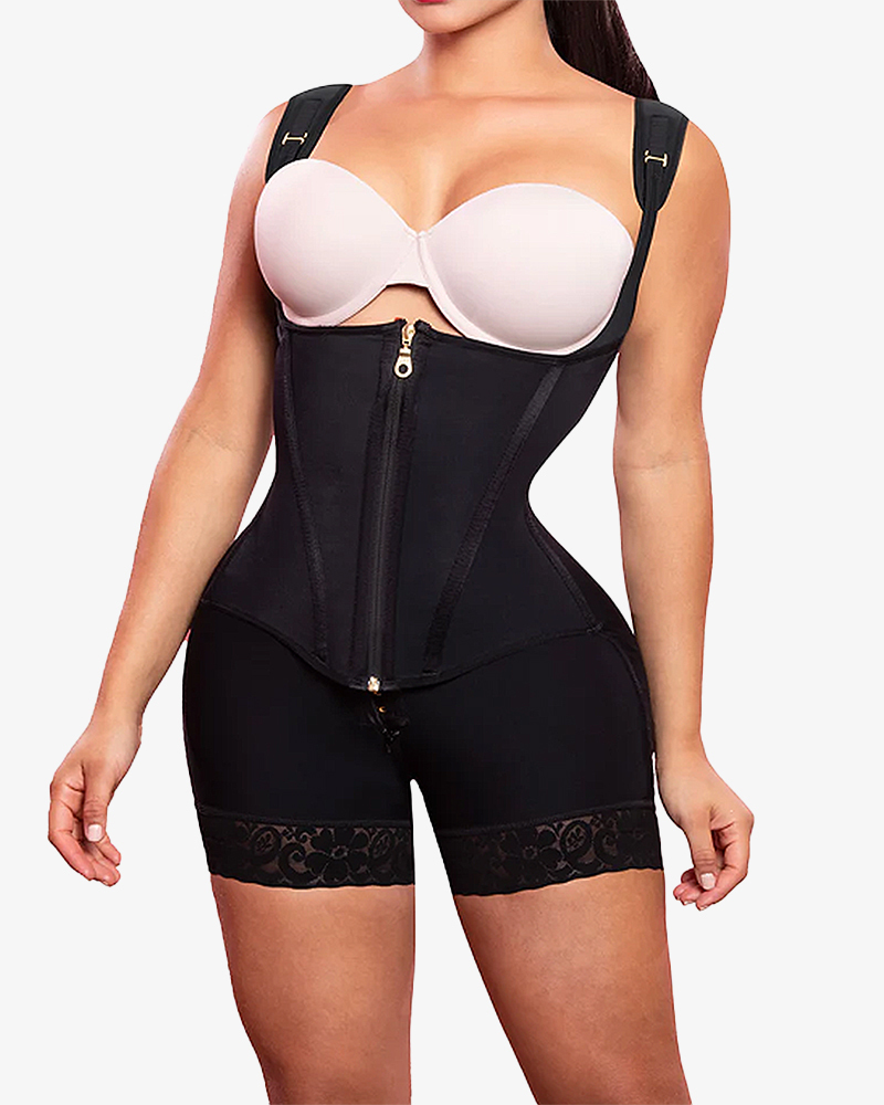 Premium Colombian Faja With Dual Closure For Tummy Control