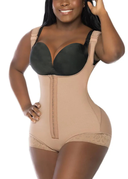 Women's Shapewear Adjustable Shoulder Strap With Strong Compression Slimming Bodysuit