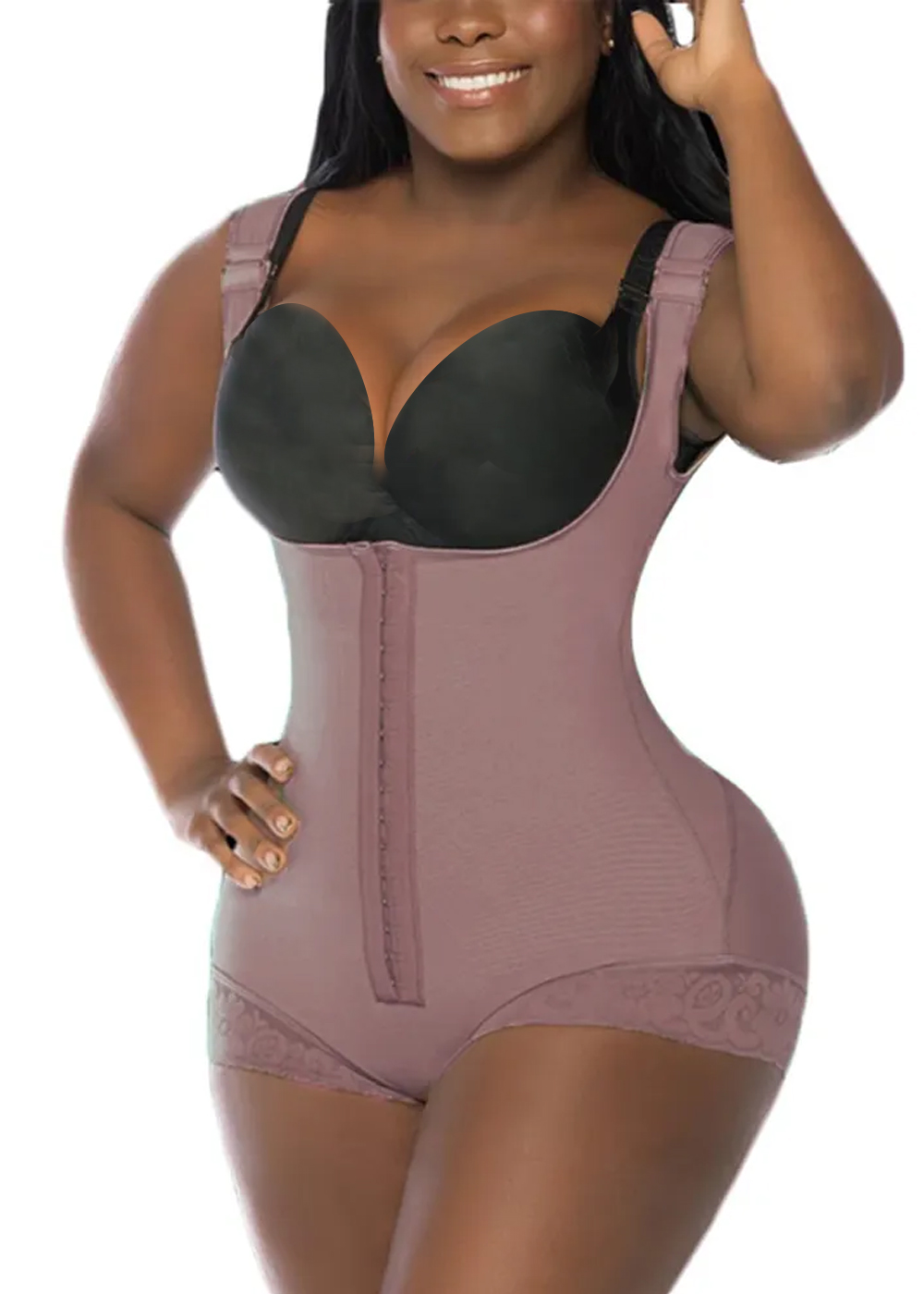 Women's Shapewear Adjustable Shoulder Strap With Strong Compression Slimming Bodysuit
