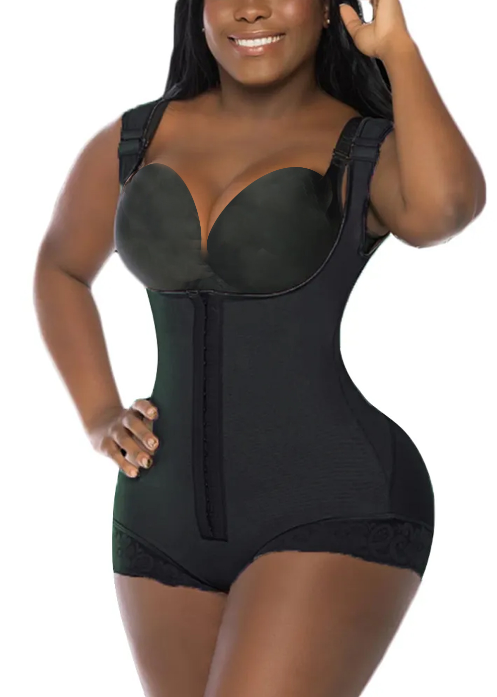 Women's Shapewear Adjustable Shoulder Strap With Strong Compression Slimming Bodysuit