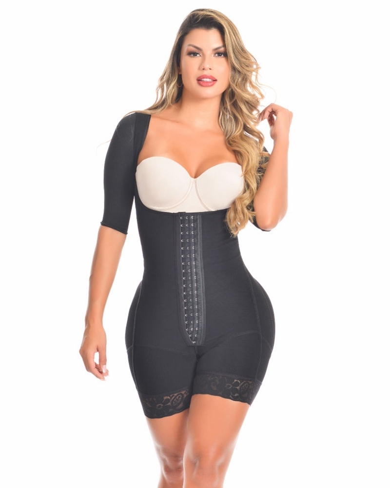 Long Sleeve Women Slimming Body Shaper Tummy Control Shapewear