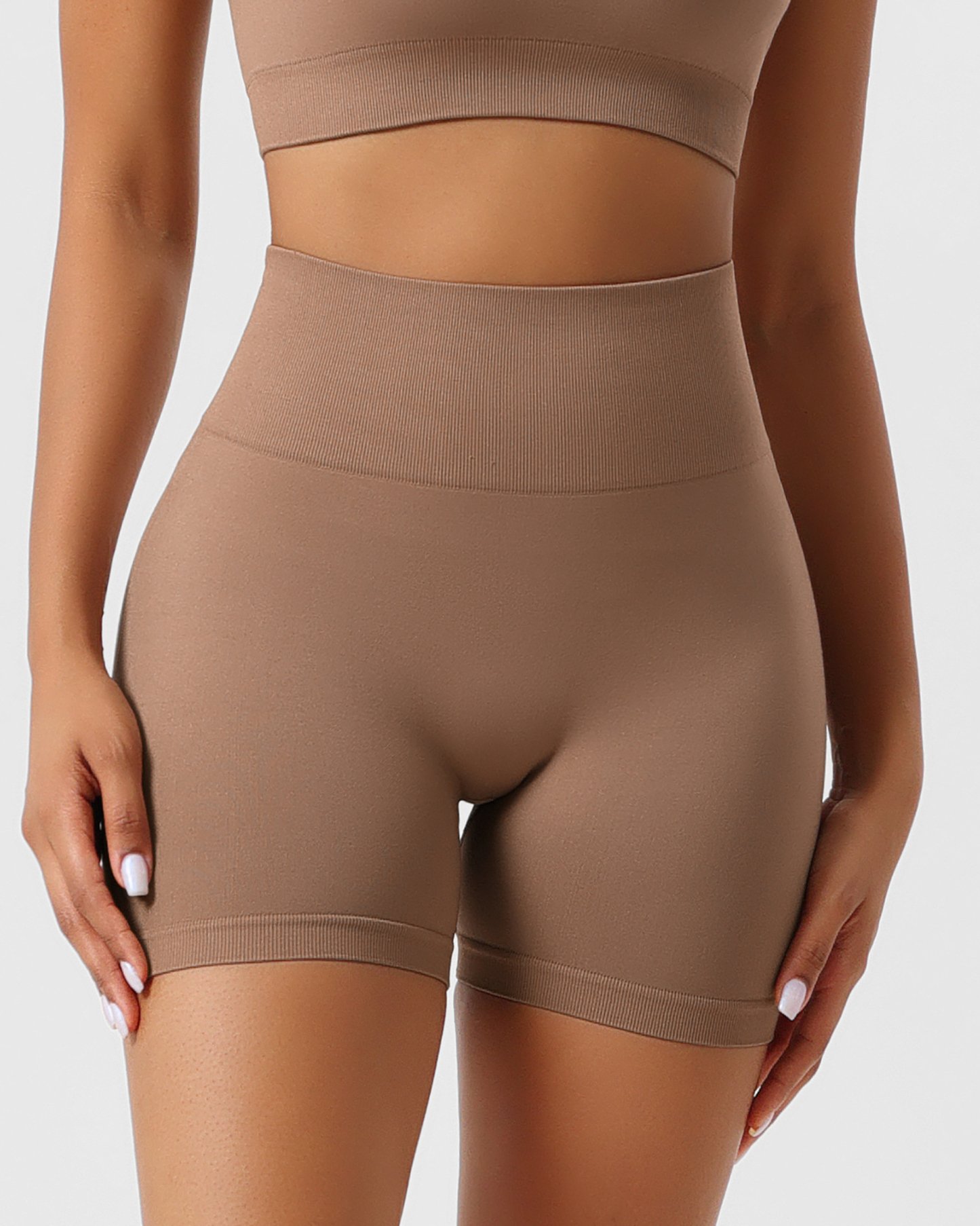 High Waist Seamless Shorts