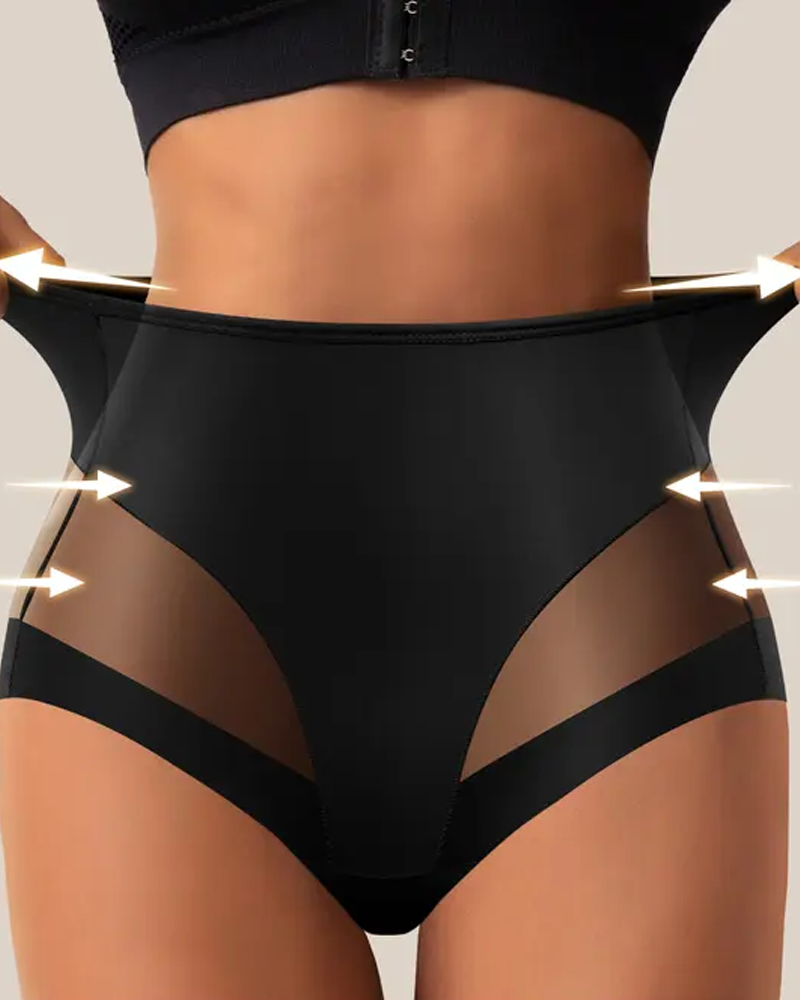 Sexy Mesh-Paneled Butt-Lifting Panties