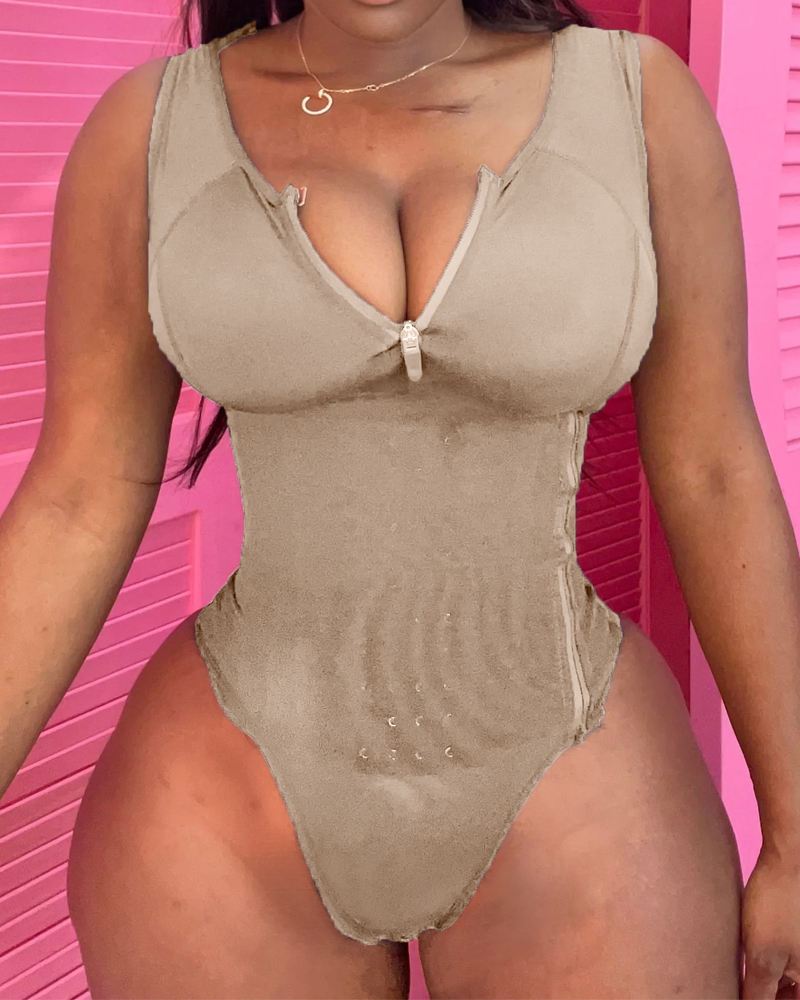Waist Cinching Tummy Control Jumpsuit (Pre-Sale)
