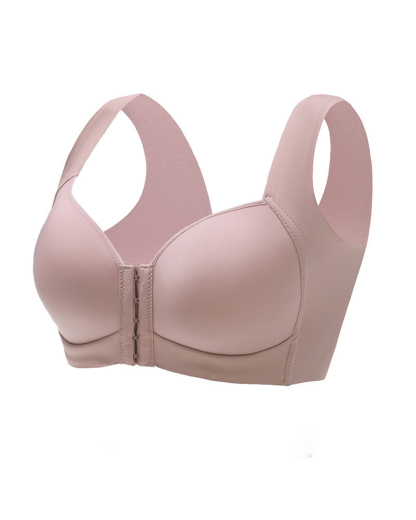 Traceless Front Button Push-Up Bra