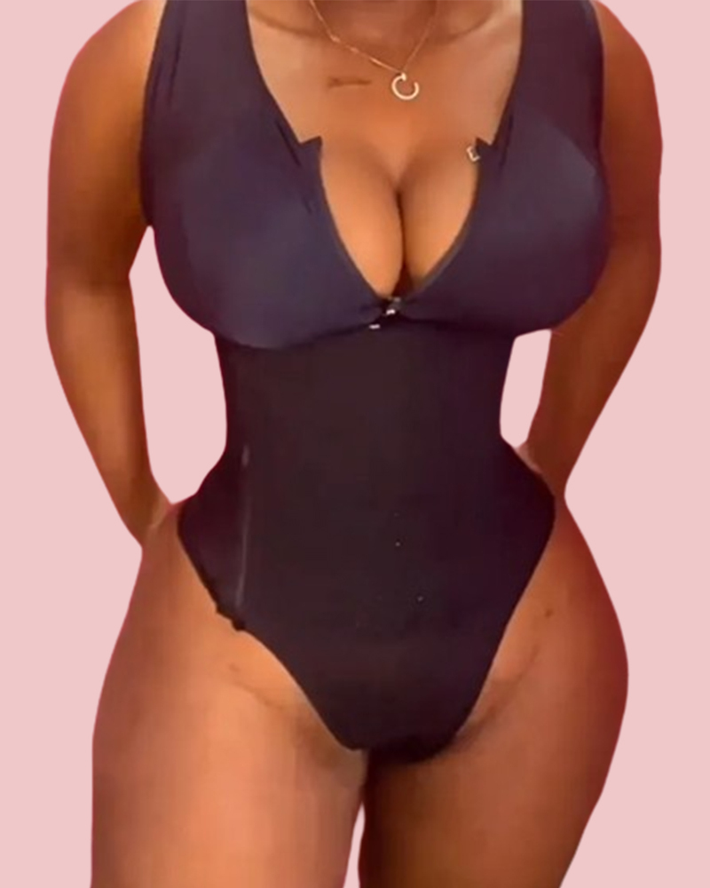 Waist Cinching Tummy Control Jumpsuit (Pre-Sale)