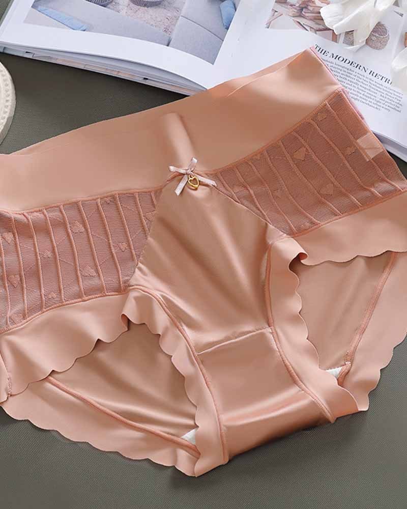 Bow Light Luxury Sexy Seamless Underwear